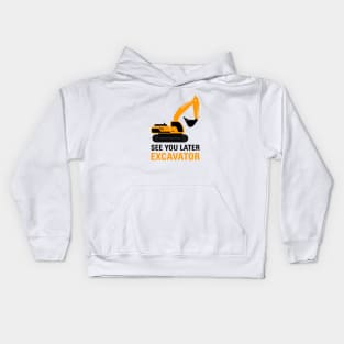 Excavator Kids Hoodie